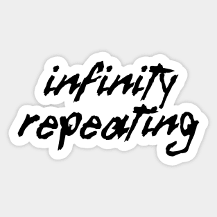 Infinity Repeating Sticker